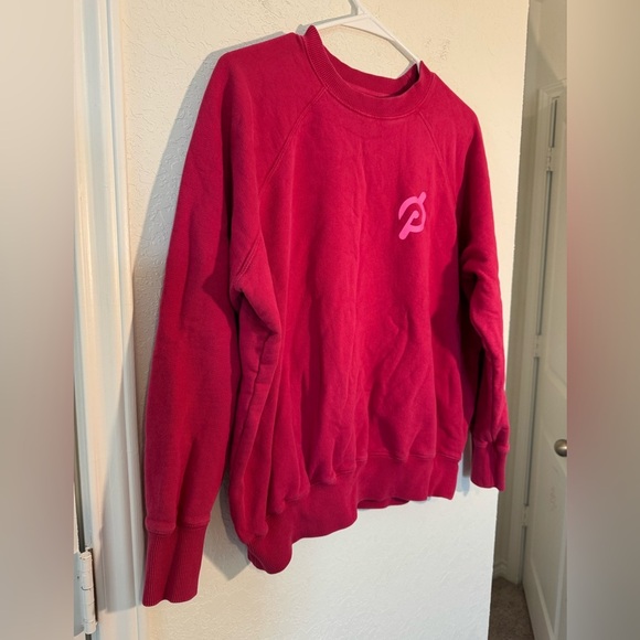 Spiritual Gangster x Peloton Hot Pink Pullover Crewneck Sweatshirt Womens Size M - Picture 3 of 9